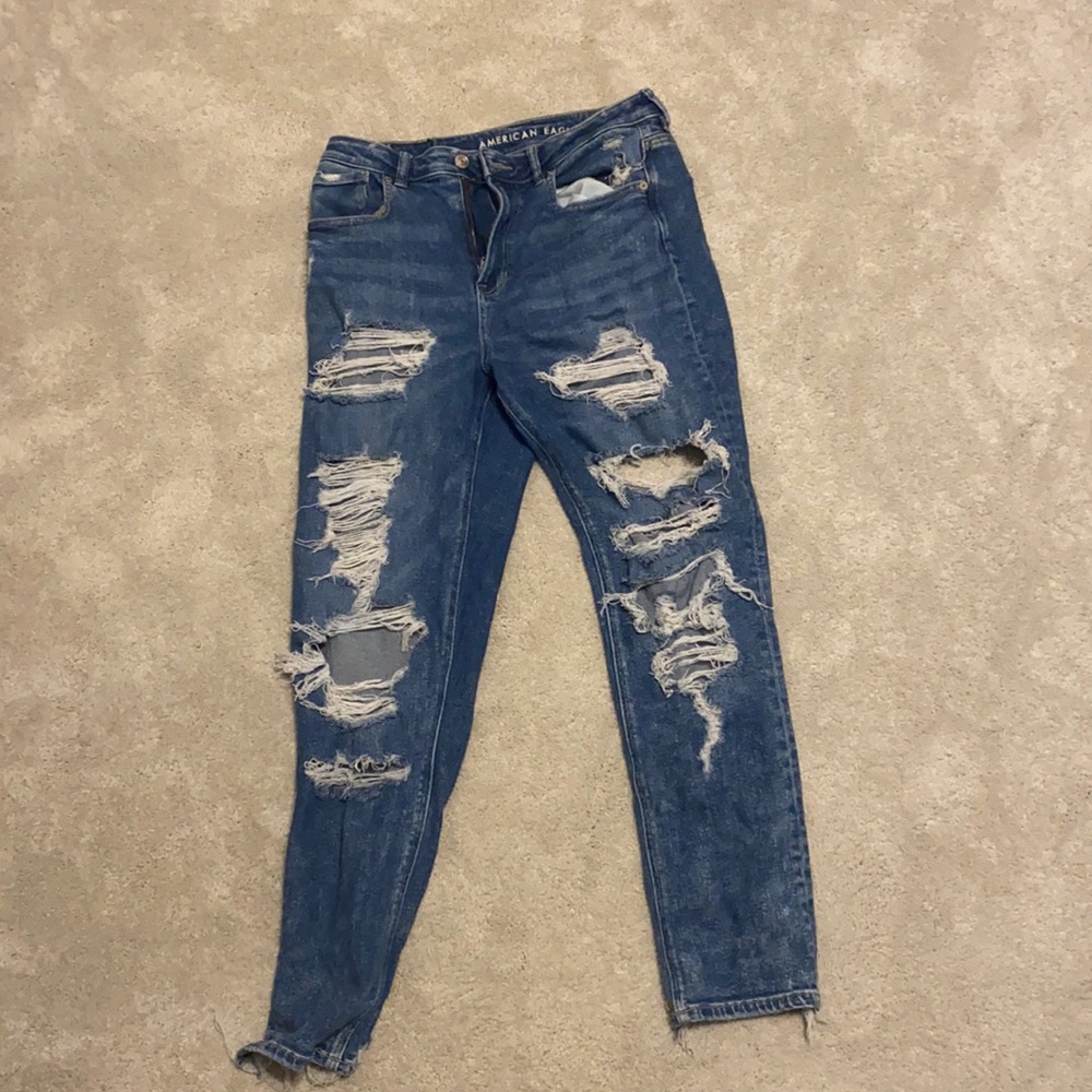 A&E skinny ripped jeans